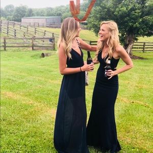 Navy dress lulus xs! Great for events! Fits XS/ S